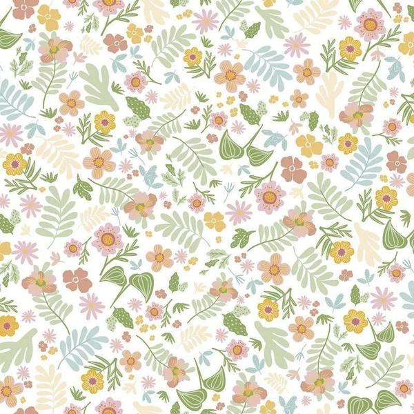 Imagem de Papel De Parede Vinílico Sonhos Floral 4210 Verde 52Cmx10M