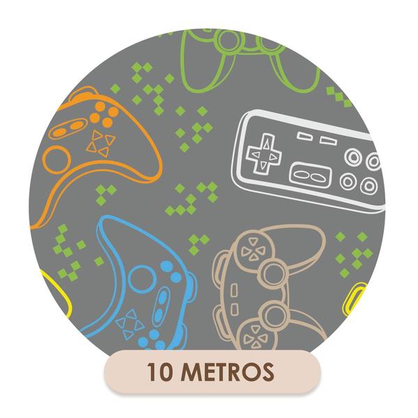 Imagem de Papel De Parede Vinílico Video Game Gamer Quarto Infantil 10m