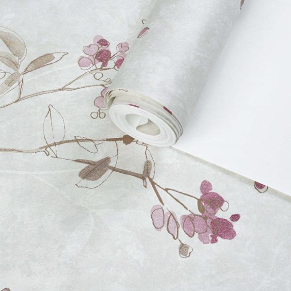 Imagem de Papel de Parede Vinilizado Floral DK-0304 - 53cm X 10M(  3%)