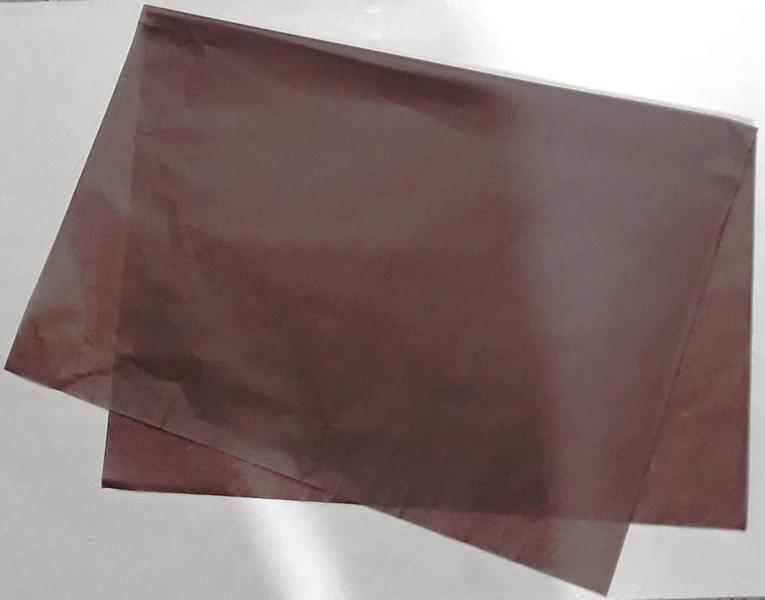 Imagem de Papel de seda 50x70 marrom café 25% ac166- pacote com 100 folhas