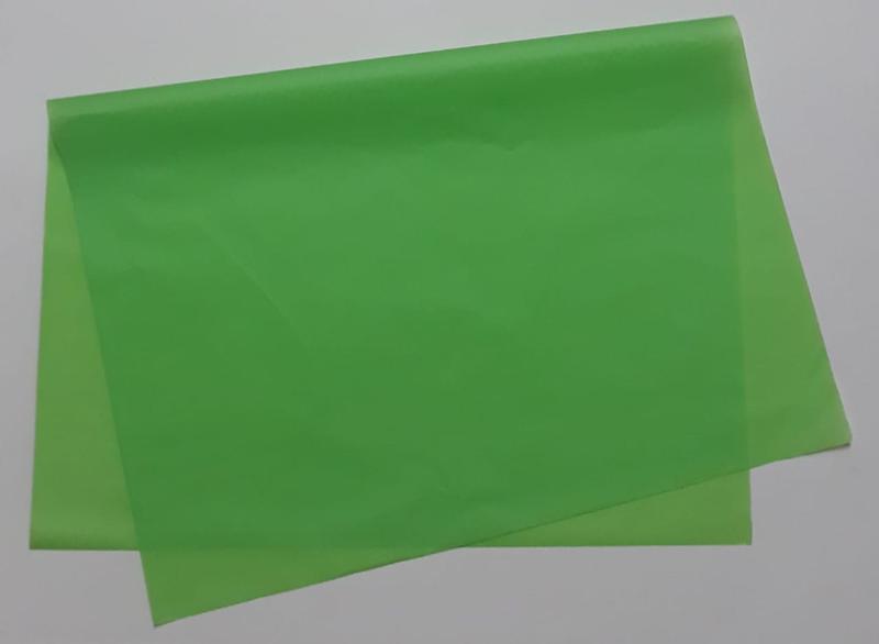 Imagem de Papel de seda 50x70 verde limão acr51 - pacote com 100 folhas