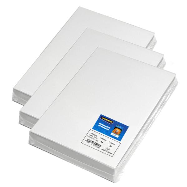 Imagem de Papel Fotog Ades A4 130g 150f Masterprint Cor: Branco