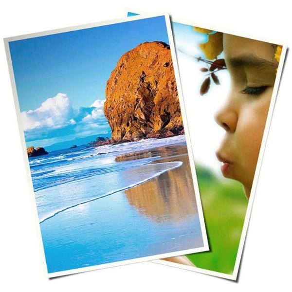 Imagem de Papel Fotográfico 10x15 cm 265g Glossy Branco Brilhante com 500 folhas