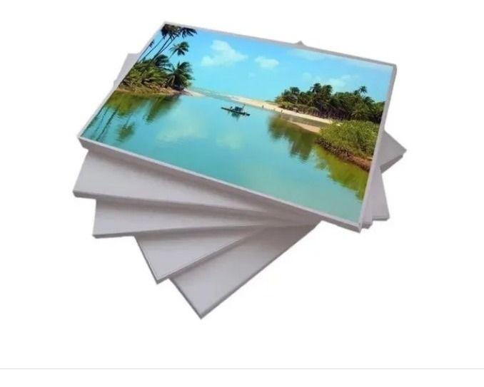 Imagem de Papel Fotográfico 130g A4 Glossy À Prova D'água 500 Folhas