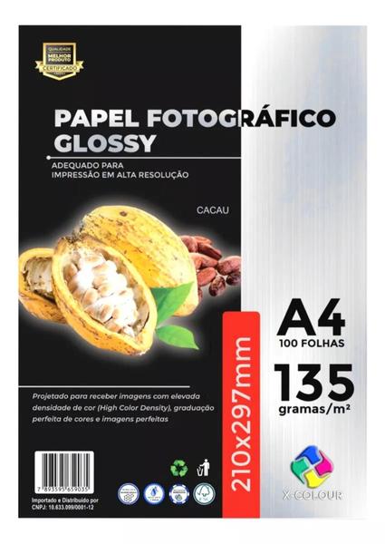 Imagem de Papel fotográfico 135gr Glossy  a prova água  cx 2000 folhas