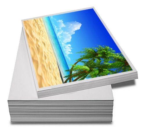 Imagem de Papel Fotográfico 230g A4 Glossy À Prova D'água 100 Folhas