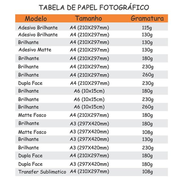 Imagem de Papel Fotográfico Adesivo A4 Brilhante 115g Cassmar 1000fls