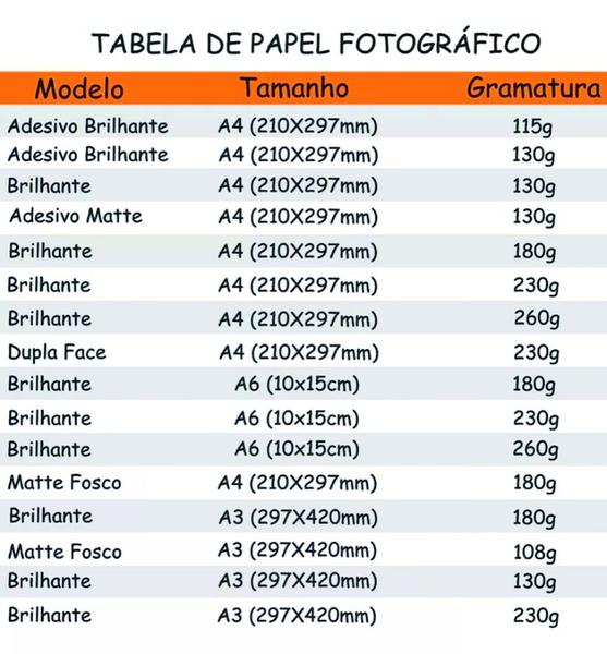 Imagem de Papel Fotográfico Brilhante 10x15 230g Cassmar 100 fls