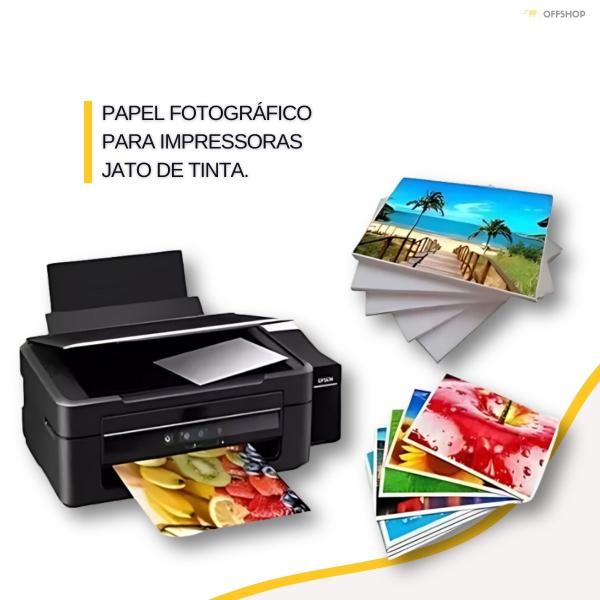 Imagem de Papel Fotográfico Brilhante A4 Glossy 130g 50 Folhas