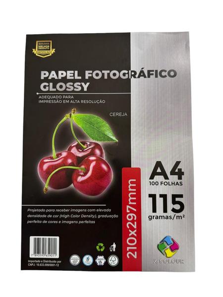 Imagem de Papel fotográfico glossy  115gr a prova d'água A4 2000 folhas