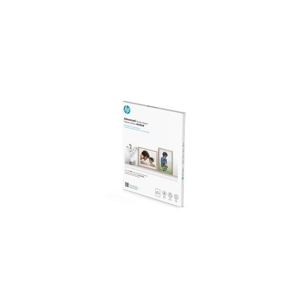 Imagem de Papel fotográfico HP Advanced, Brilhante, 65 lb, 8 x 10 pol., 203 x 254 mm, 25 folhas