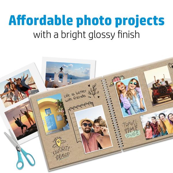 Imagem de Papel fotográfico HP Everyday Glossy 8,5x11in 25 folhas (Q5498A)