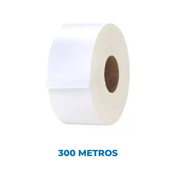 Imagem de Papel Higiênico 300m Folha Dupla 100% Celulose Softel Com 8 Rolos