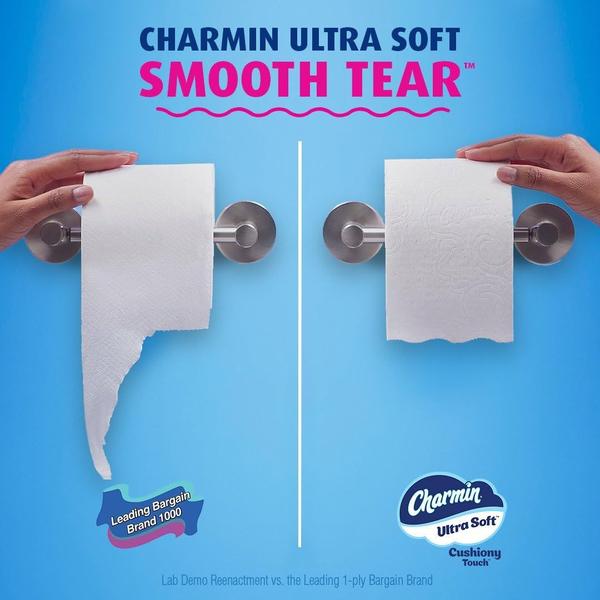 Imagem de Papel higiênico Charmin Ultra Soft Cushiony Touch 24 Mega Rolls