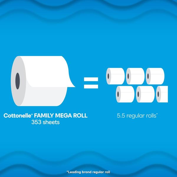 Imagem de Papel Higiênico Cottonelle Ultra Clean - 24 Rolos Família Mega