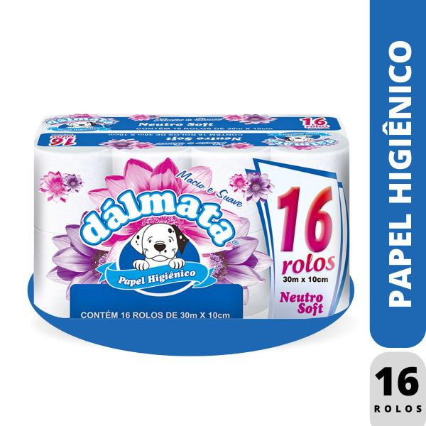 Imagem de Papel Higienico Dalmata Com 16 Rolos