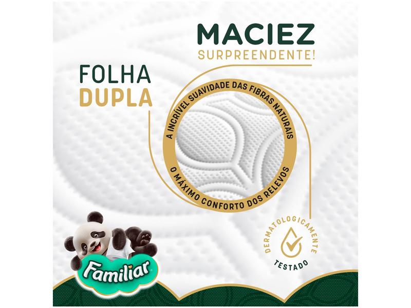 Imagem de Papel Higiênico Folha Dupla Bracell Familiar 24 Rolos 30m