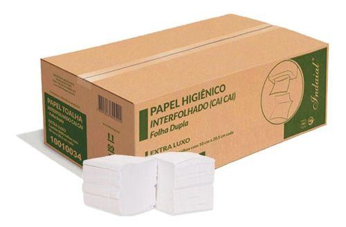 Imagem de Papel Higiênico Interfolha 100% Celulose C/ 8000fls