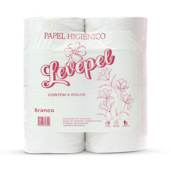 Imagem de Papel Higienico Levepel Branco C/8rolos