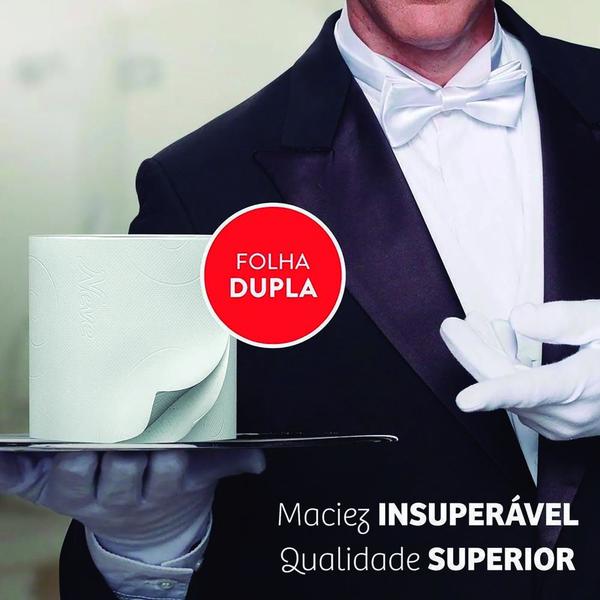 Papel Higienico Neve Folha Dupla Fardo Com 32 Rolos De 30M Imagem de Papel Higienico Neve Folha Dupla Fardo Com 32 Rolos De 30M
