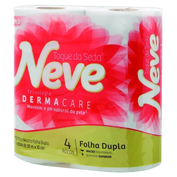 Papel Higienico Neve Folha Dupla Fardo Com 32 Rolos De 30M Imagem de Papel Higienico Neve Folha Dupla Fardo Com 32 Rolos De 30M