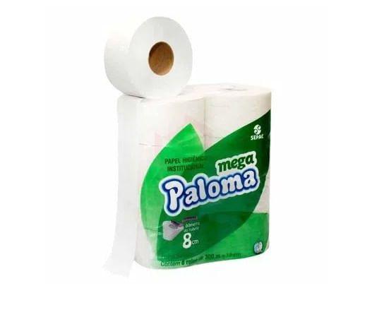 Imagem de Papel Higiênico PALOMA c/8 Rolos de 300mt x 10cm