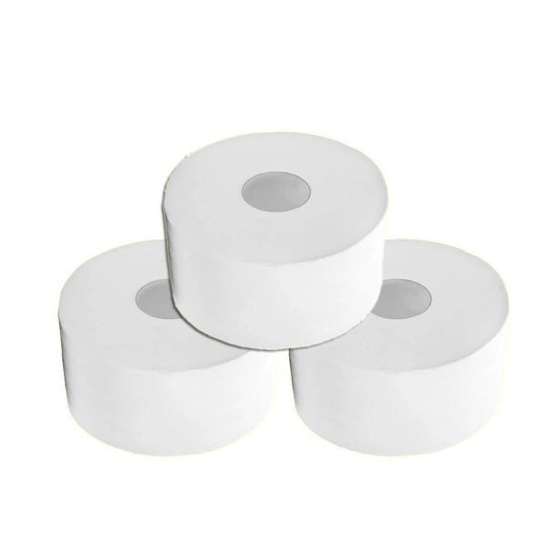 Imagem de Papel Higiênico Rolo Largo Folha Simples Branco Kit 3