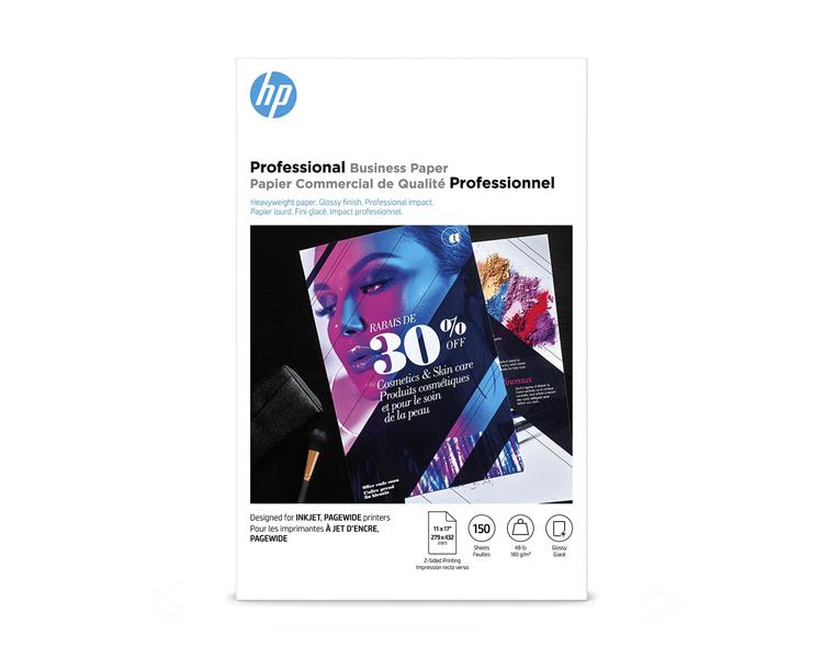 Imagem de Papel HP Professional Business Glossy 11 x 17 polegadas 48 lb 150