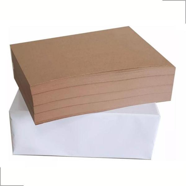 Imagem de Papel Kraft A4 100 Folhas 180G Artesanato