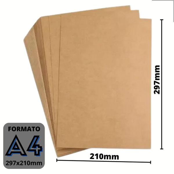 Imagem de Papel Kraft A4 200 Folhas 180G Artesanato