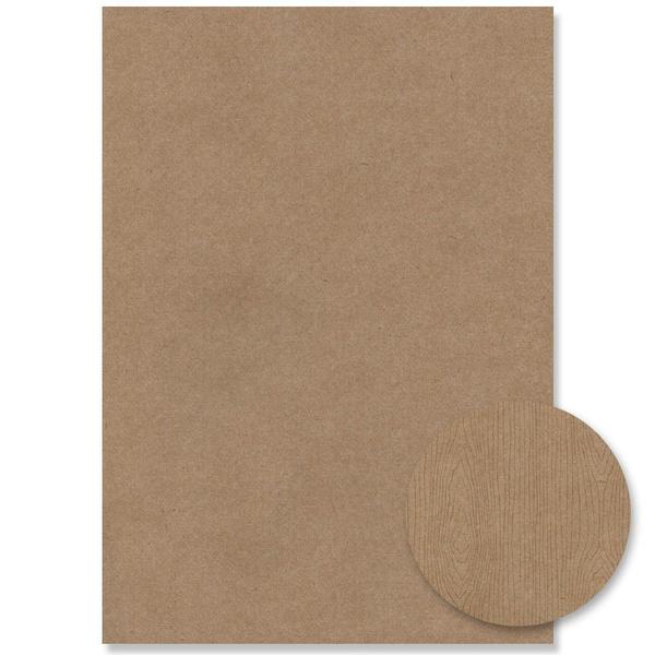 Imagem de Papel Kraft  A4 - Madeira 180g (50UN)