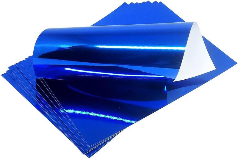 Imagem de Papel Laminado A4 250g Azul Lamicote Masterprint - 10 Folhas