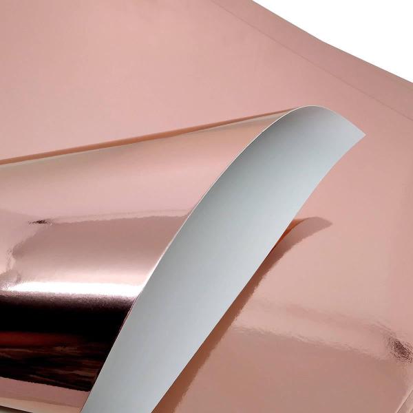 Imagem de Papel Laminado A4 250g Rose Gold Lamicote Masterprint - 10 Folhas