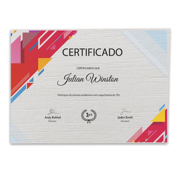 Imagem de Papel Linho Branco A4 180g 50 Folhas Off Paper