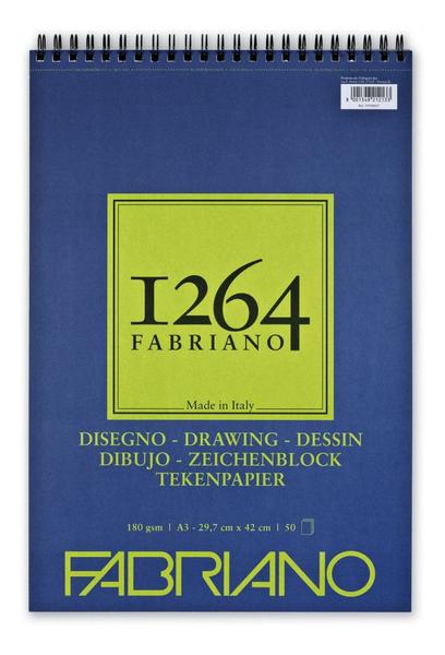 Imagem de Papel Liso Desenho Fabriano 1264 Drawing A3 180g 50 Folhas