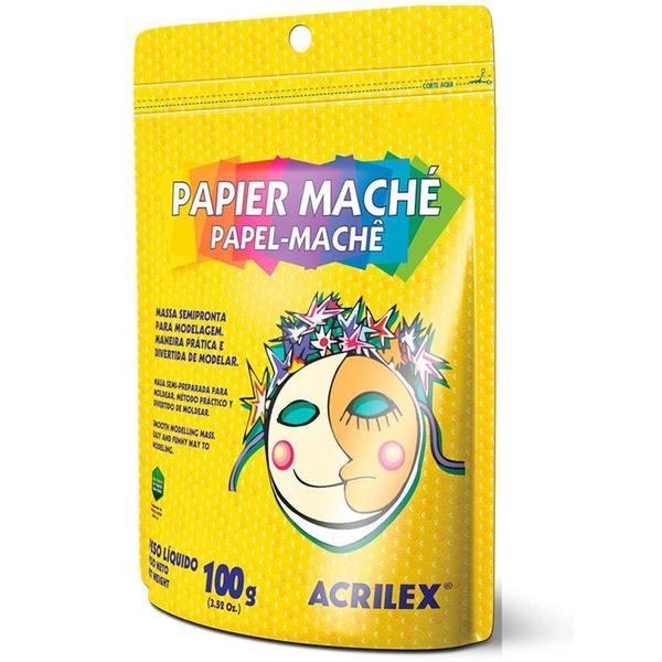 Imagem de Papel Machê 100g Acrilex