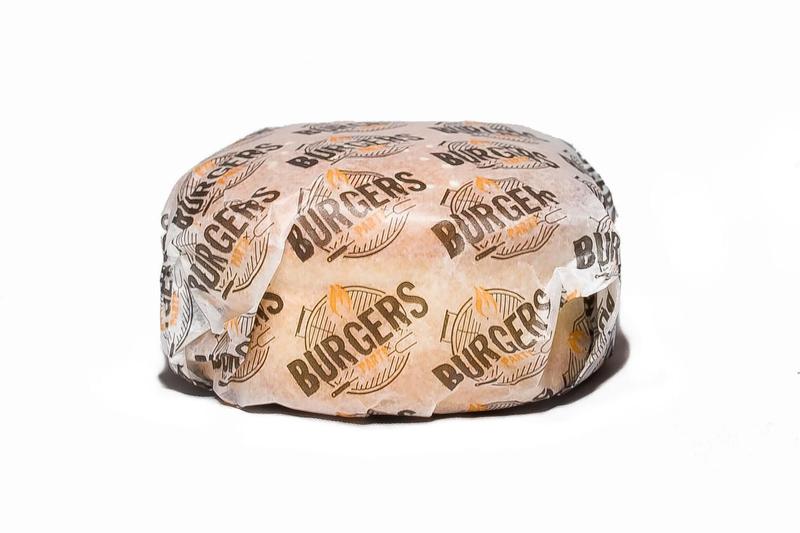 Imagem de Papel manteiga anti gordura embalar delivery hamburguer 100f