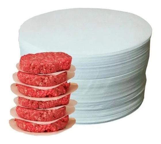 Imagem de Papel Manteiga Separador De Hamburguer Redondo 12,8Cm