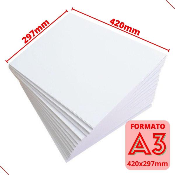 Papel Offset A3 Branco 100 Folhas Sulfite 180G Chambril Top - Best Imagem de Papel Offset A3 Branco 100 Folhas Sulfite 180G Chambril Top