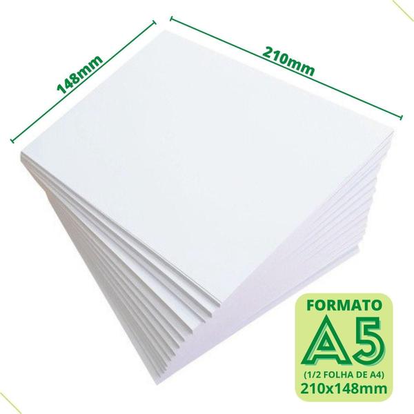 Papel Offset A5 Branco 1000 Folhas Sulfite 75G Chambril Top Imagem de Papel Offset A5 Branco 1000 Folhas Sulfite 75G Chambril Top