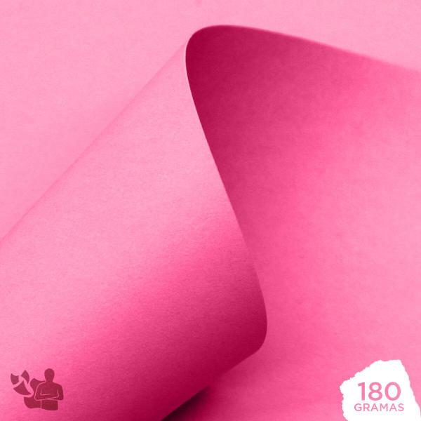 Imagem de Papel Offset Colorido 180g A4 (rosa) 50 Folhas
