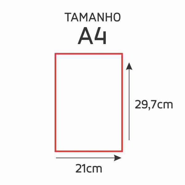 Imagem de Papel Offset Sulfite 180g A4 Branco Fosco 100 Folhas