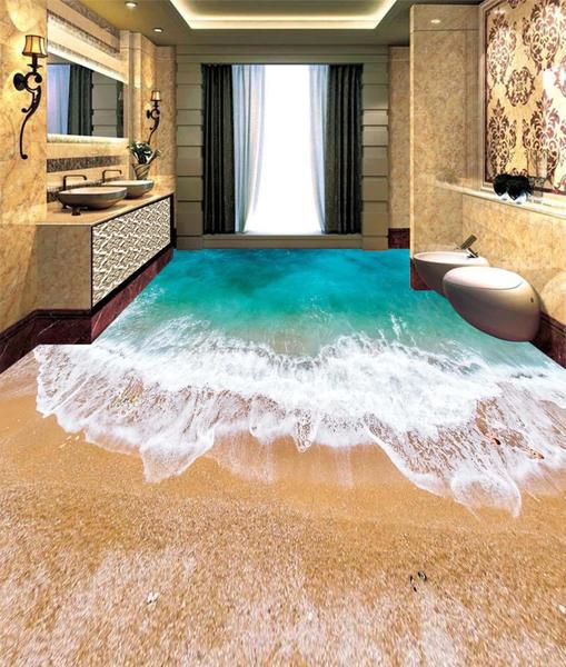 Papel Para Piso De Porcelanato Liquido Praia 3,5M Flr38 - Você Decora Imagem de Papel Para Piso De Porcelanato Liquido Praia 3,5M Flr38