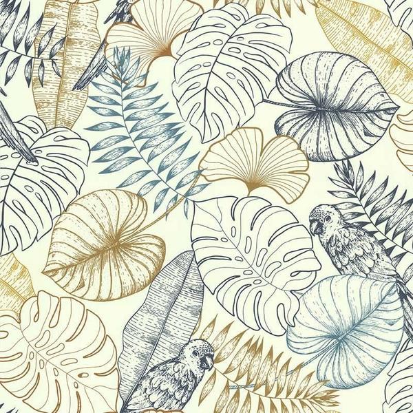 Imagem de Papel Parede Sejours Et Chambres Tropical 51193401 Rolo: 10M