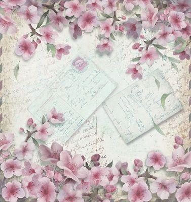 Imagem de Papel Scrapbook OPADECOR Flor Cerejeiras 1 30,5x30,5 2794 OPA