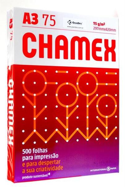 Imagem de Papel Sulfite A3 Chamex 75G 500 FLS - International Paper