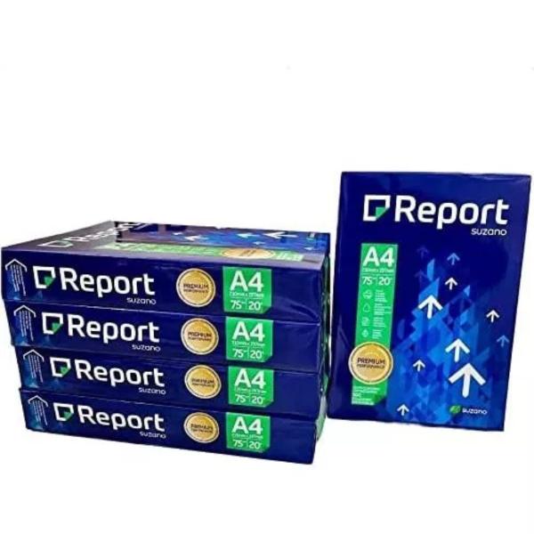 Imagem de Papel Sulfite A4 75g Report Resma 500 Fls