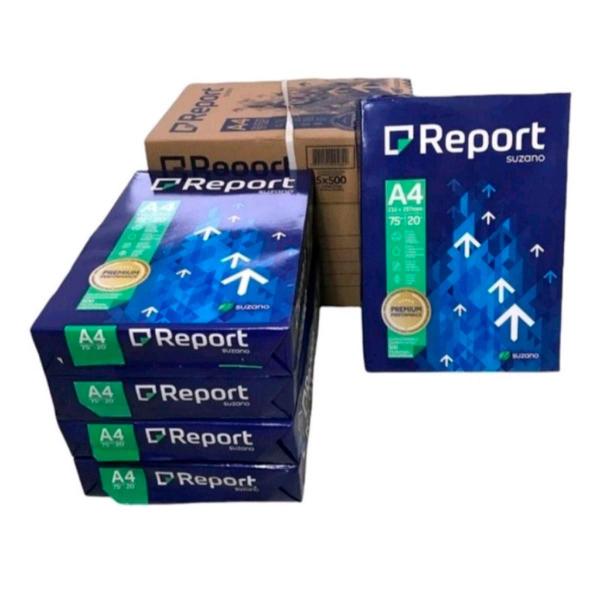 Imagem de Papel Sulfite A4 75g Resma 500 Folhas Report Premium