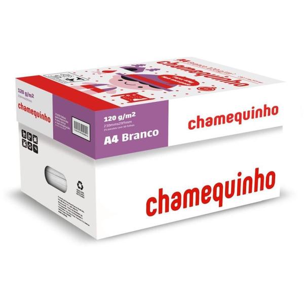 Imagem de Papel Sulfite A4 Chamequinho 40K 120G Branco