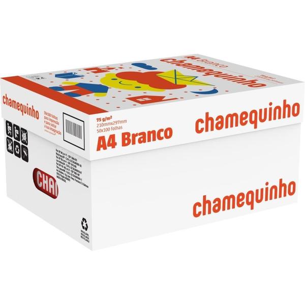 Imagem de Papel Sulfite A4 Chamequinho 75G.BCO C/100F (17891173021790)